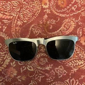 Vintage Silver framed RayBan sunglasses.